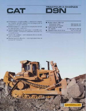 Kettendozer Caterpillar D 9 N