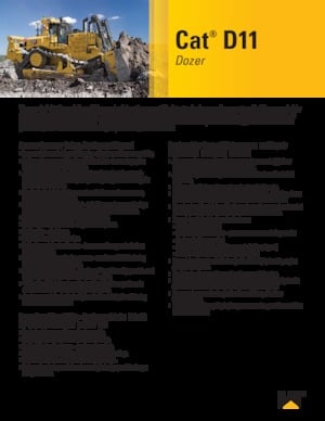 Kettendozer Caterpillar D11