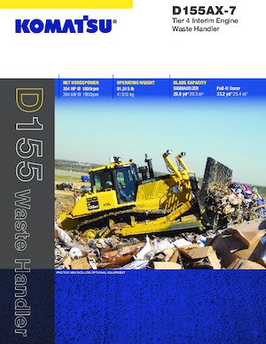 Kettendozer Komatsu D155AX-7 WH