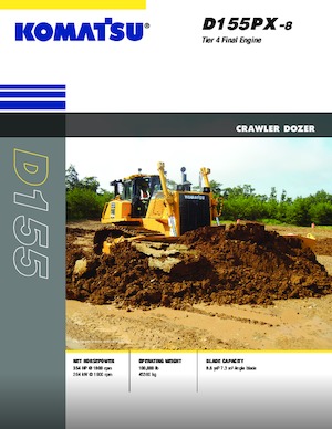 Kettendozer Komatsu D155PX-8 LGP