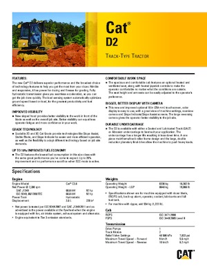 Kettendozer Caterpillar D2 LGP