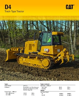 Kettendozer Caterpillar D4 LGP