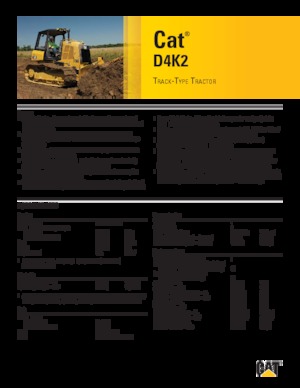 Kettendozer Caterpillar D4K2 XL