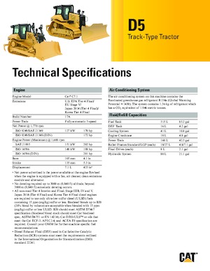 Kettendozer Caterpillar D5 LPG VPAT