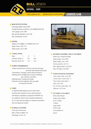 Kettendozer PowerPlus D6R