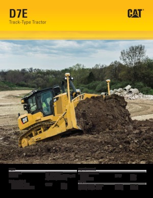 Kettendozer Caterpillar D7E