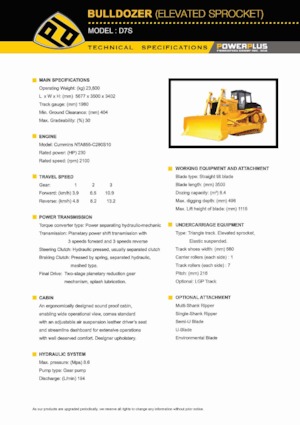 Kettendozer PowerPlus D7S