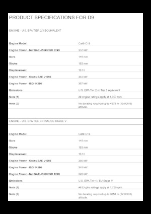 Kettendozer Caterpillar D9