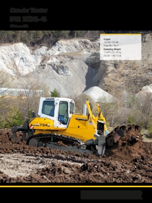 Kettendozer Liebherr PR 734-4 L