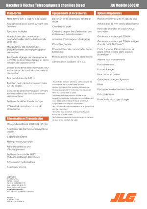 Teleskoparbeitsbühnen auf Raupen JLG 660SJC