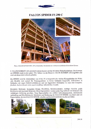 Teleskoparbeitsbühnen auf Raupen Worldlift Industries AS - Rothlehner FS 290 C