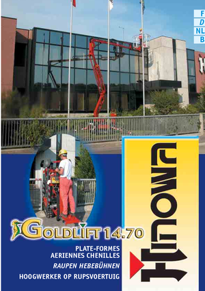 Gelenkarbeitsbühnen auf Raupen Hinowa GL 14.70