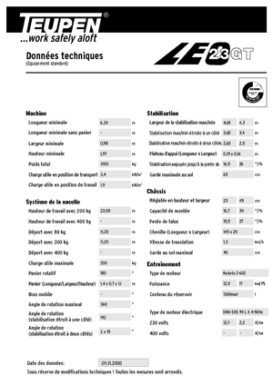 Gelenkarbeitsbühnen auf Raupen TEUPEN LEO23GT 
