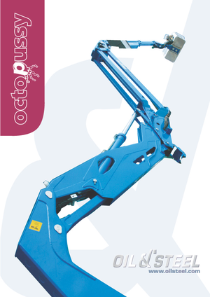 Gelenk Arbeitsbühnen auf Ketten Oil & Steel Octopussy 1412 Twin
