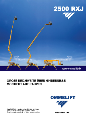 Gelenkarbeitsbühnen auf Raupen OMMELIFT 2500 RBDXJ