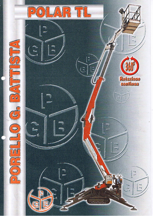 Gelenkarbeitsbühnen auf Raupen Porello Polar TL 14,5