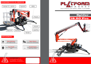 Gelenkarbeitsbühnen auf Raupen Basket Spider 18.90 Pro