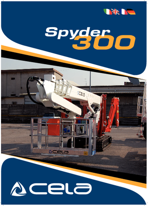 Teleskoparbeitsbühnen auf Raupen CELA Spyder 300