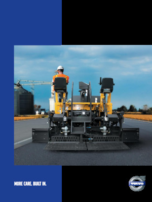 Straßenfertiger auf Ketten Volvo 10' Wedge-Lock 