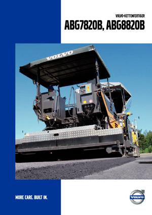 Straßenfertiger auf Ketten Volvo ABG7820