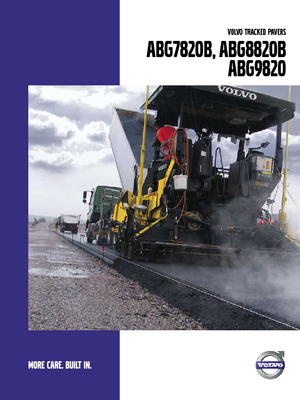 Straßenfertiger auf Ketten Volvo ABG7820