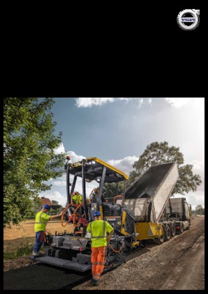 Straßenfertiger auf Ketten Volvo ABG5820