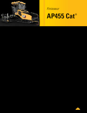 Straßenfertiger auf Ketten Caterpillar AP455