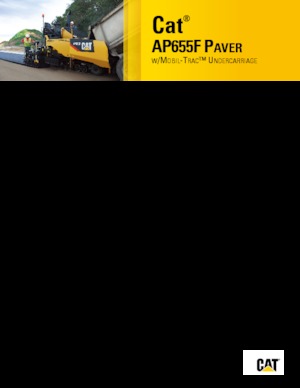 Straßenfertiger auf Ketten Caterpillar AP655F