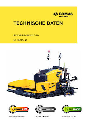 Straßenfertiger auf Ketten Bomag BF 200 C 2 S 200