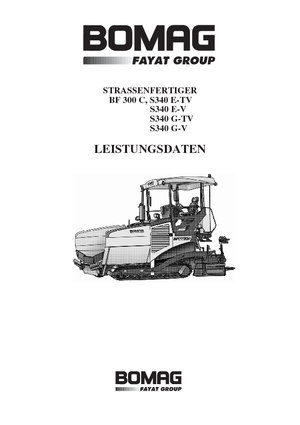 Straßenfertiger auf Ketten Bomag BF 300 C-S 340-2