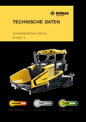 Straßenfertiger auf Ketten Bomag BF 600 C 2 S 600