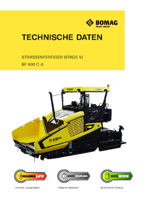 Straßenfertiger auf Ketten Bomag BF 600 C 3 S 600