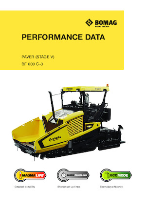 Straßenfertiger auf Ketten Bomag BF 600 C 3 S 600