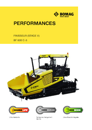 Straßenfertiger auf Ketten Bomag BF 600 C 3 S 600