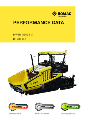 Straßenfertiger auf Ketten Bomag BF 700 C 3 S 500