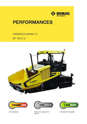 Straßenfertiger auf Ketten Bomag BF 700 C 3 S 500