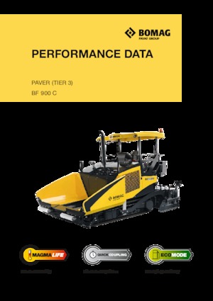 Straßenfertiger auf Ketten Bomag BF 900 C S 600