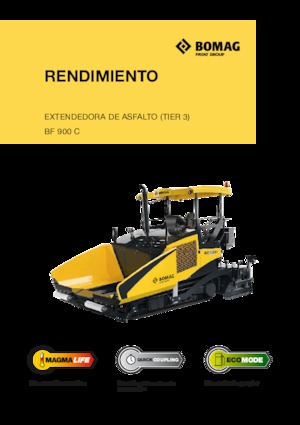 Straßenfertiger auf Ketten Bomag BF 900 C S 600