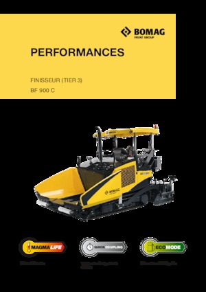 Straßenfertiger auf Ketten Bomag BF 900 C S 600