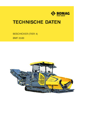 Straßenfertiger auf Ketten Bomag BMF 2500 M