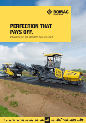 Straßenfertiger auf Ketten Bomag BMF 2500 S FLEXMIX