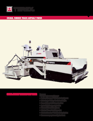 Straßenfertiger auf Ketten Terex CR362L