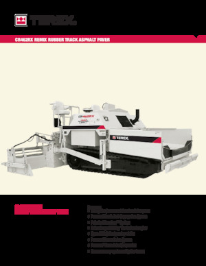 Straßenfertiger auf Ketten Terex CR462RX