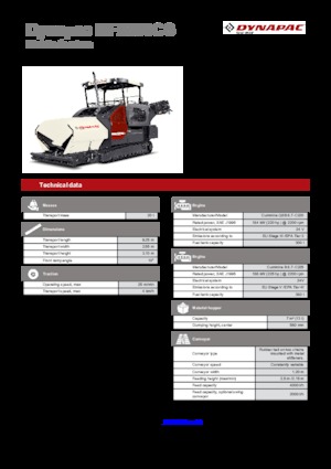 Straßenfertiger auf Ketten Dynapac MF2500CS