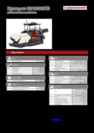 Straßenfertiger auf Ketten Dynapac MF2500CS