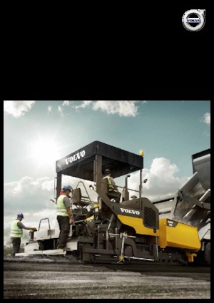 Straßenfertiger auf Ketten Volvo P5320B ABG 