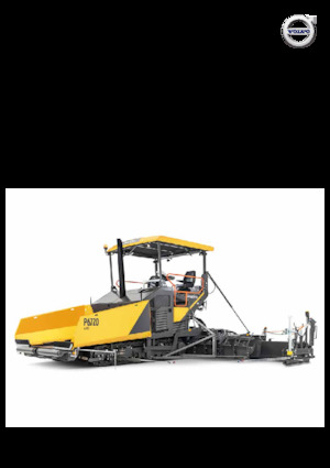 Straßenfertiger auf Ketten Volvo P6720DL ABG 