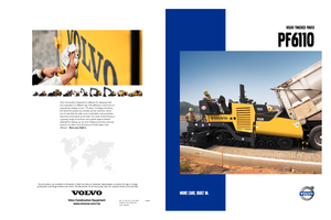 Straßenfertiger auf Ketten Volvo PF 6110