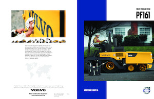 Straßenfertiger auf Ketten Volvo PF161