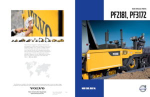 Straßenfertiger auf Ketten Volvo PF2181